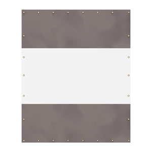 English Elm Heavy Duty Outdoor Clear Panel Curtain - Waterproof 18 Oz Pvc Polyester, Weatherproof & Privacy Screen 10'H X 8'W W1859P238854