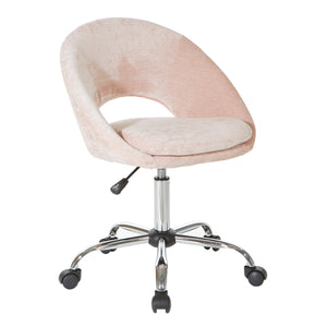 OSP Home Furnishings Milo Office Chair Blush