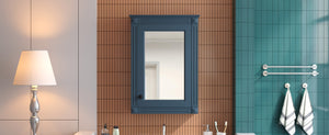English Elm 20" Wall Mount Medicine Cabinet Mirrored Door Soft Close Adjustable Shelf Bathroom N710P317680C