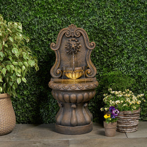 Christopher Knight Home® - Noble House - Majestad Fountain, Antique Light Brown