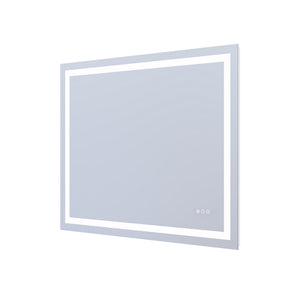 English Elm 40" X 32" Led Vanity Mirror Dual Front Back Lighting Dimmable Anti-fog Bathroom W1920P493138