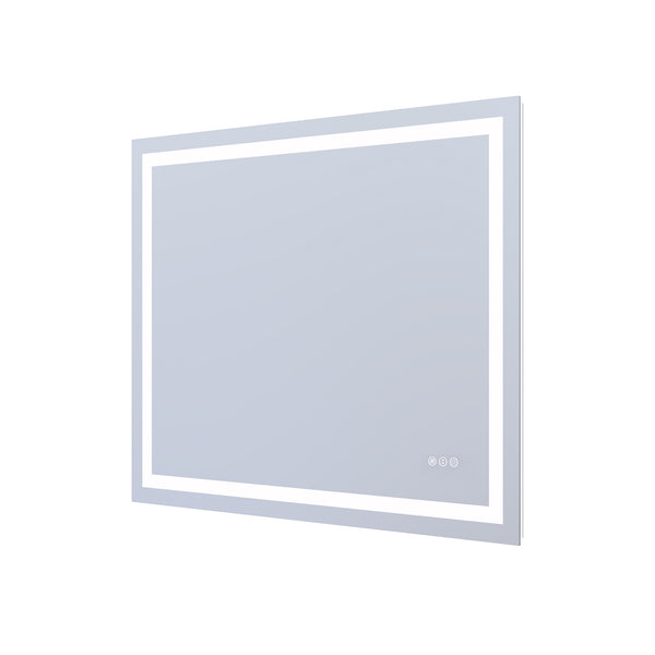 English Elm 40" X 32" Led Vanity Mirror Dual Front Back Lighting Dimmable Anti-fog Bathroom W1920P493138