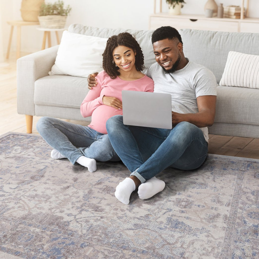 English Elm Loom & Luxe 2X8 Brown/Beige Area Rug - Stylish, Non-Shedding, Stain Resistant For Living Rooms & More B335P289488