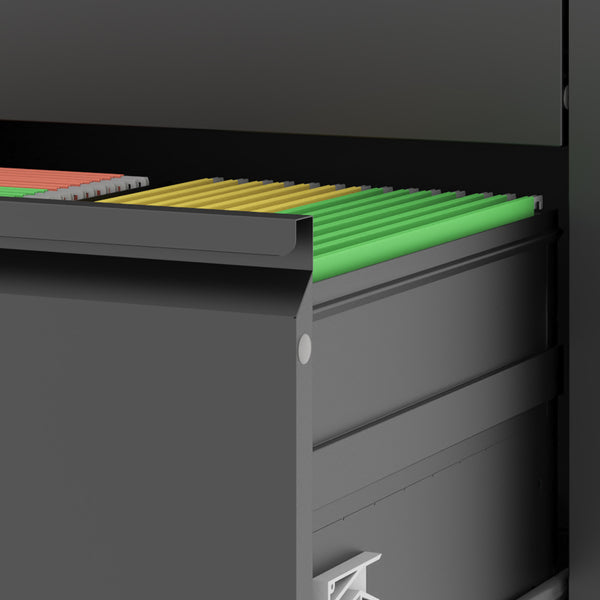 English Elm 2 Drawer Lateral File Cabinet With Lock - Durable Steel Filing Solution For Home Office Organization T2398P272106
