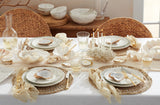 Lenox Imperial Caviar Gold 20-Piece Flatware Set, Service for 4 Yellow, STAINLESS METAL 896099