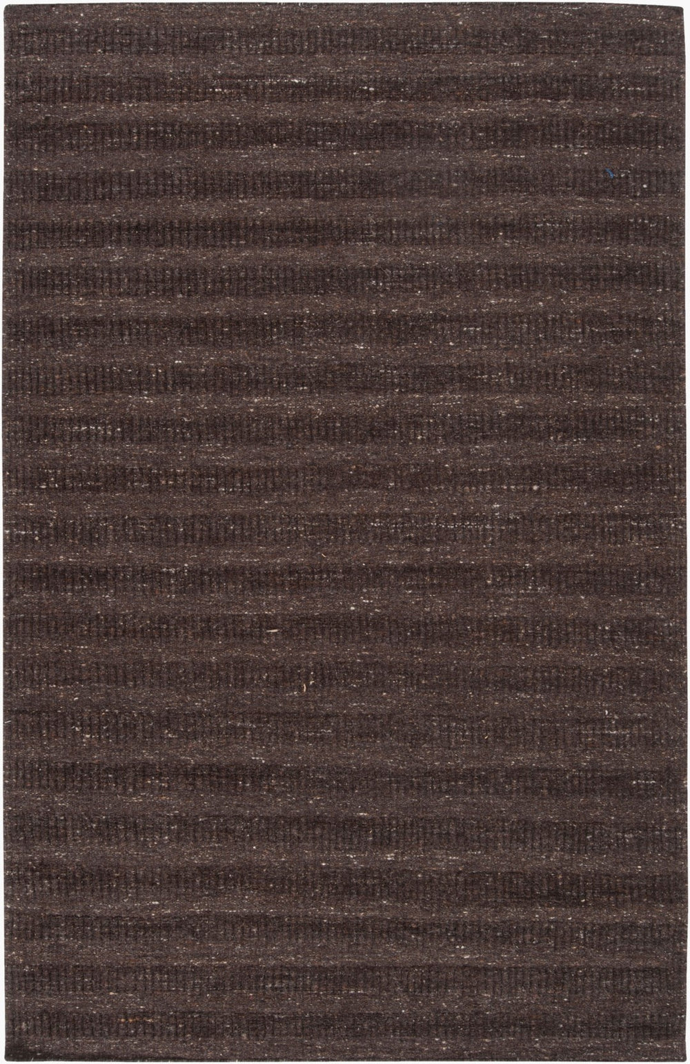 Surya Bahama 5' X 8' Handmade Wool Rug - Modern, Hand Loomed Design For Elegant Home Decor - Spot Clean Only Black Wool Bah4101-810