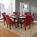 Steve Silver Hartford Bonded Chair Red, Set of 2 HF500RD