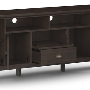 English Elm Redmond 72" Tv Media Stand In Brunette Brown - Elegant Solid Wood Design With Smart Storage Solutions B136P159537-GIGA