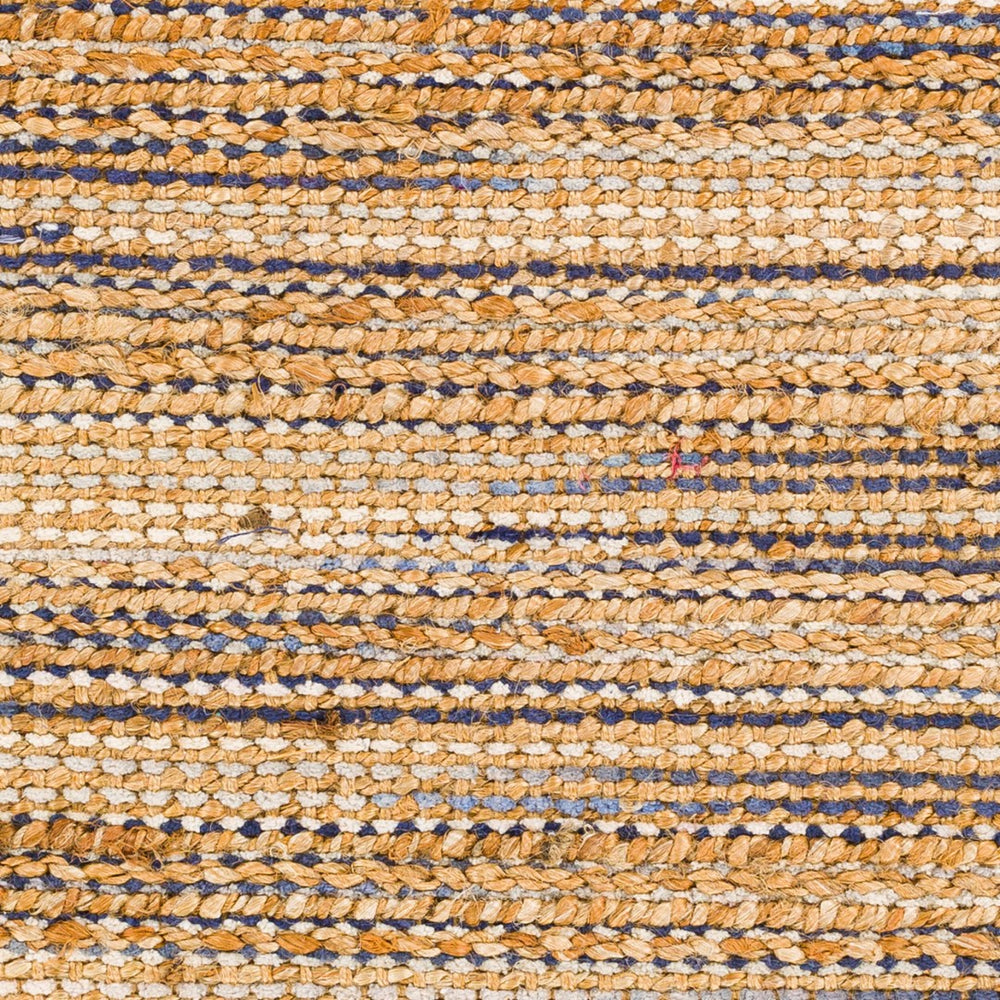 Surya Bali Handmade Jute & Cotton 27" X 45" Flat Weave Rug - Perfect Cottage-style Home Decor Accent! Blue Jute,Cotton Bal2305-2339