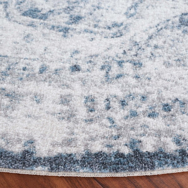 Safavieh Baltimore 850 Power Loomed Transitional Rug Light Grey / Blue 9' x 12'