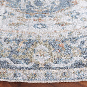 Safavieh Baltimore 854 Power Loomed Transitional Rug Light Grey / Blue 9' x 12'