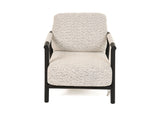 VIG Furniture Modrest Balko - Modern Grey Fabric + Black Accent Chair VGHM-ST283-GRY