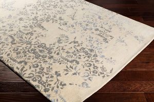 Surya Banshee Ban-3306 2' X 3' Hand Tufted Rug - Luxurious Viscose And Wool Blend For Modern Elegance Wheat Wool,Viscose Ban3398-811