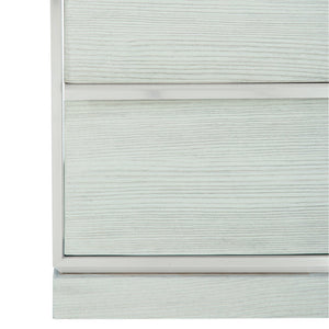 Bernhardt Bernhardt Bryne Nightstand With Laminated Marble Top, Tarnished Nickel Frame, Wood Grain Storage прод 386218