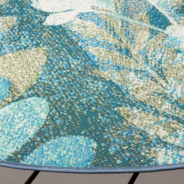 Safavieh Barbados 541 Power Loomed Indoor / Outdoor Rug Blue Green / Ivory BAR541K-9