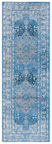 Safavieh Barbados 558 BAR558 Power Loomed Indoor / Outdoor Rug Blue / Ivory BAR558M-7SQ