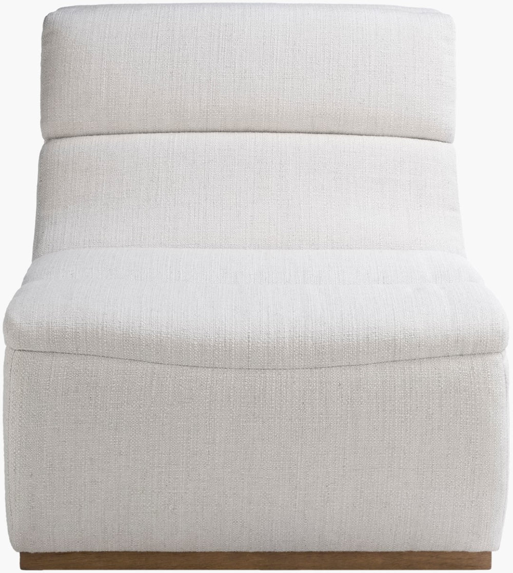 Surya Barber 32"H Accent Chair - Stylish Polyester & Rubber Wood Design For Comfort & Modern Elegance Upholstery, White,Base, Gray Polyester,Rubber Wood,Polyurethane Foam,Dacron Barb-001