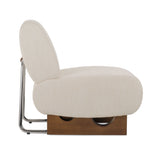 VIG Furniture Modrest Barbara Modern Off White Accent Chair VGEU-7368LC