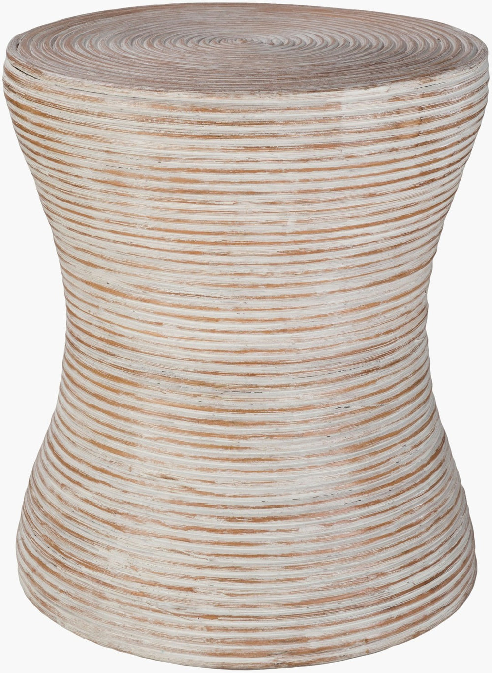 Livabliss Balinese Handcrafted Rattan End Table Open Weave Bohemian Coastal Accent Bedside BAS001-121218