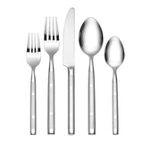 Hampton Signature Shangri-la 20-Pc Flatware Set, Frosted & Polished Finish