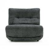 VIG Furniture Divani Casa Basil - Modern Dark Grey Fabric Large Electric Recliner Chair VGSX-22056-RCLNR-LRG-EMBONY