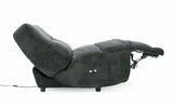 VIG Furniture Divani Casa Basil - Modern Dark Grey Fabric Large Electric Recliner Chair VGSX-22056-RCLNR-LRG-EMBONY