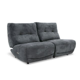 VIG Furniture Divani Casa Basil - Modern Dark Grey Fabric Small Electric Recliner Chair VGSX-22056-RCLNR-SML-EMBONY