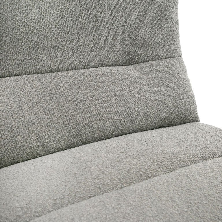 VIG Furniture Basil Modern Fabric Large Three-Seat Electric Recliner Set With Armless Design, Plush Foam Comfort Grey Sofa VGSX-BASIL-GRY-3PC