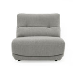 VIG Furniture Divani Casa Basil - Modern Grey Fabric Large Electric Recliner Chair VGSX-22056-RCLNR-LRG-SLATE