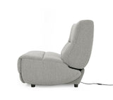 VIG Furniture Divani Casa Basil - Modern Grey Fabric Large Electric Recliner Chair VGSX-22056-RCLNR-LRG-SLATE