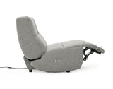 VIG Furniture Divani Casa Basil - Modern Grey Fabric Small Electric Recliner Chair VGSX-22056-RCLNR-SML-SLATE