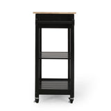 Christopher Knight Home® - Noble House - Dade Kitchen Cart with Wheels