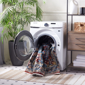 Safavieh Bayside 108 Flat Weave Traditional Rug Blue / Red 9' x 12'