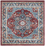 Safavieh Bayside 108 Flat Weave Traditional Rug Blue / Red 9' x 12'