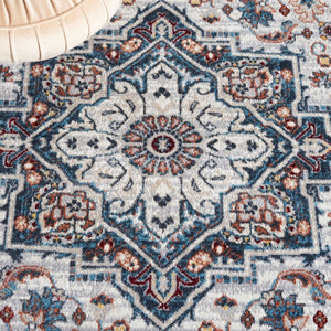 Safavieh Bayside 110 Flat Weave Traditional Rug Blue / Grey 9' x 12'