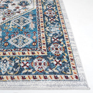 Safavieh Bayside 110 Flat Weave Traditional Rug Blue / Grey 9' x 12'