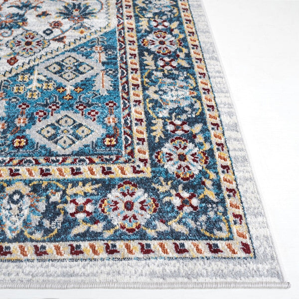 Safavieh Bayside 110 Flat Weave Traditional Rug Blue / Grey 9' x 12'
