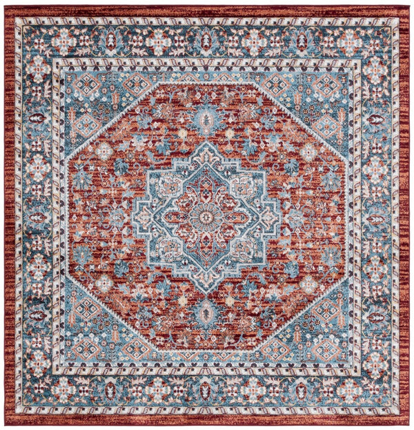 Safavieh Bayside 110 Flat Weave Traditional Rug Red / Blue 9' x 12'