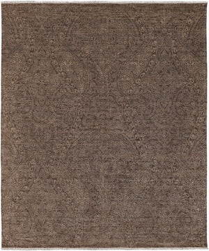 Surya Bayburt Hand Made 2' X 3' Rug - Exquisite Design, Durable Craftsmanship, Perfect For Any Space! Charcoal Silk Bay1753-810