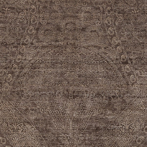 Surya Bayburt Hand Made 2' X 3' Rug - Exquisite Design, Durable Craftsmanship, Perfect For Any Space! Charcoal Silk Bay1753-810