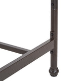 Homelegance By Top-Line Gracen Casted Knot Metal Bed Dark Bronze Metal