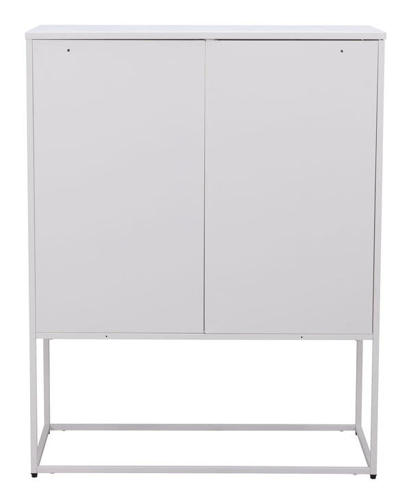 Lazaro Cabinet White 109748 Zuo Modern