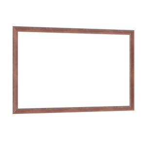 English Elm 60"X40" Oversized Modern Rectangle Bathroom Mirror - Stylish Walnut Frame For Versatile Wall Mounting W708P297673