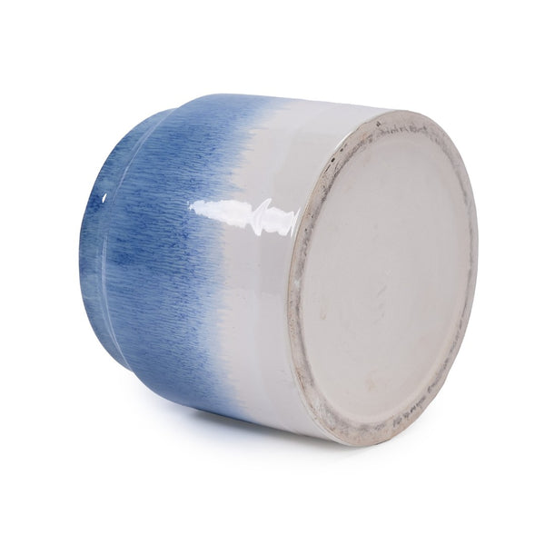 English Elm Set Of 2 Gradient Ceramic Flowerpots - Stylish Modern Planters For Garden, Patio & Indoor Decor W3273P322300-GIGA