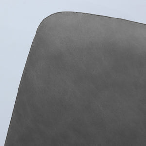 English Elm Grey PU Leather Dining Chair Set of 4 with Metal Legs — Modern Upholstered, Durable, Easy-Clean Seating for Kitchen, Restaurant, Living, Meeting Rooms T3967P384113