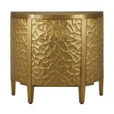 Auden Brass Demi-Lune Cabinet