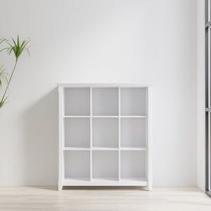 English Elm Acadian 9-Cube Storage Unit: Stylish Pine Bookcase With Elegant Design For Home Or Office Organization B136P238615