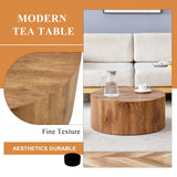 English Elm The Cylindrical Table With Its Patterned Design Can Be Easily Integrated Into A Variety Of Interior Styles, From Coffee Tables To Small Dining Tables, Workbenches Or Makeshift Writing Desks.