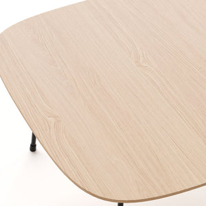 English Elm American Minimalist Round Coffee Table - Modern Acacia Oak Design For Small Spaces & Stylish Living W3318P307874