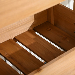 English Elm Outsunny Vertical Garden Planter - Stylish 4-Tier Wooden Box For Easy Planting Of Herbs & Flowers W2225P200807-GIGA